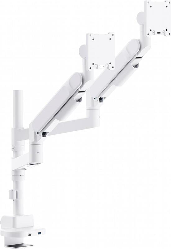 Крепление настольное для двух мониторов OfficePro 24-57" White (MAH752W)