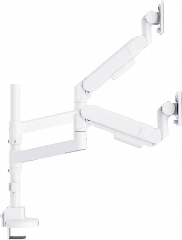 Крепление настольное для двух мониторов OfficePro 24-57" White (MAH752W)