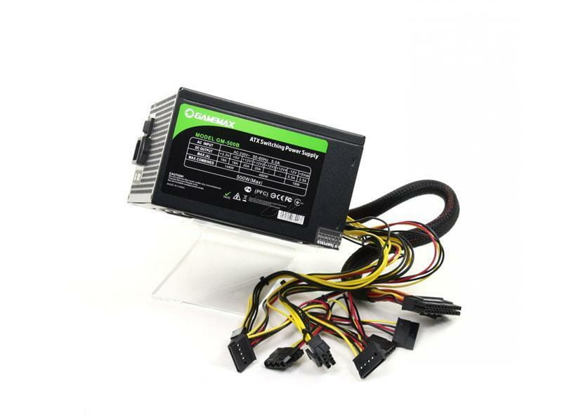 Блок питания GameMax GM-500B Black, 500W
