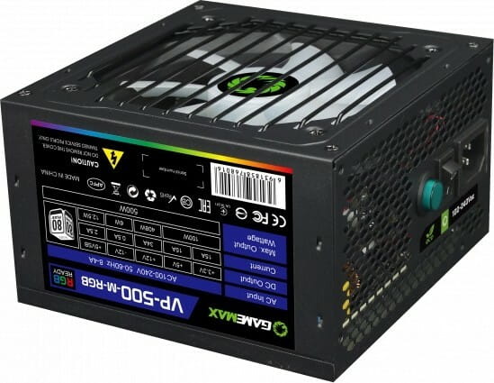 Блок живлення GameMax VP-500-M-RGB, 500W