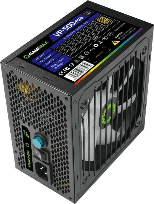 Блок живлення GameMax VP-500-RGB, 500W