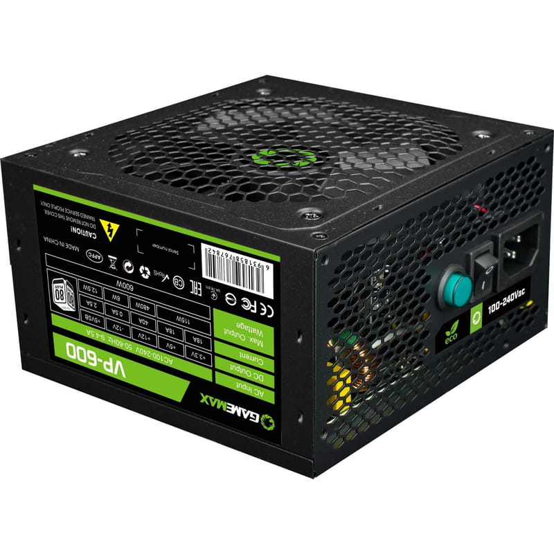 Блок питания GameMax VP-600, 600W