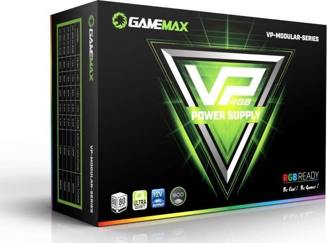 Блок питания GameMax VP-600-M-RGB, 600W
