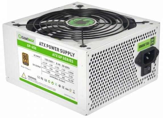Блок питания GameMax GP-650 White, 650W