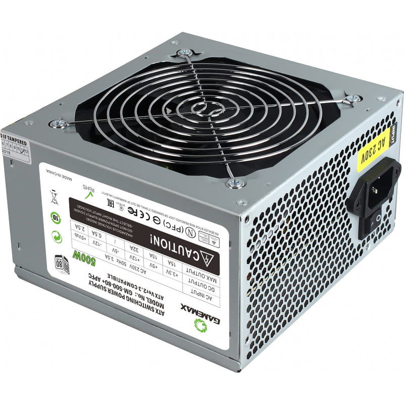 Блок живлення GameMax GM-500 80+ APFC 500W