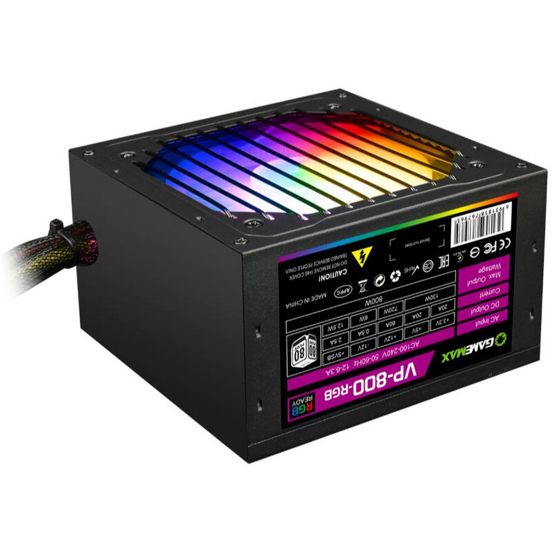 Блок живлення GameMax VP-800-RGB, 800W