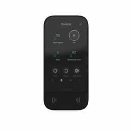 Беспроводная сенсорная клавиатура Ajax KeyPad TouchScreen (8EU) Black (58454.148.BL1)