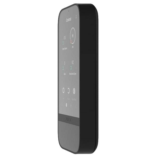 Беспроводная сенсорная клавиатура Ajax KeyPad TouchScreen (8EU) Black (58454.148.BL1)