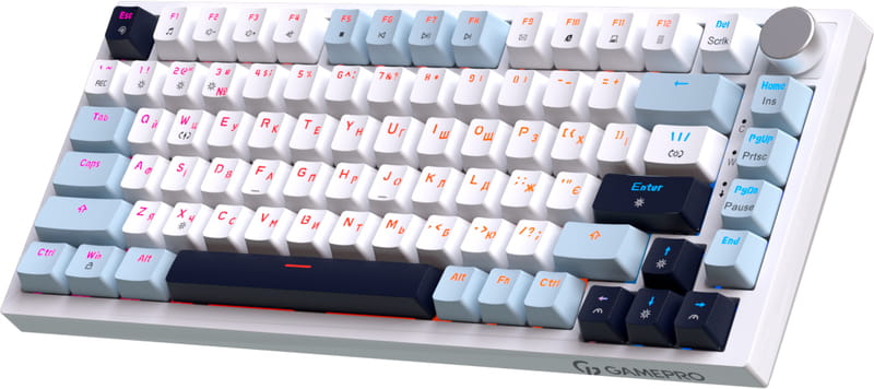 Клавиатура GamePro Genesis Warden MK160BL White