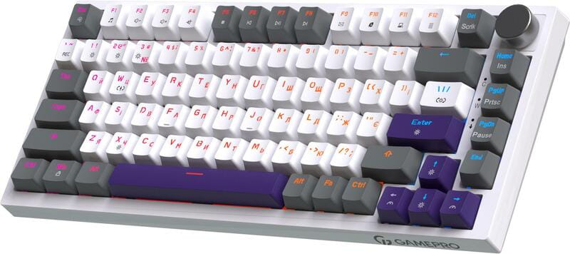 Клавиатура GamePro Genesis Warden MK160P White/Grey