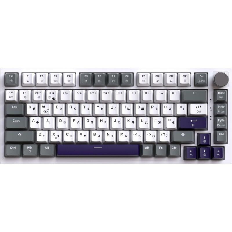 Клавиатура GamePro Genesis Warden MK160P White/Grey