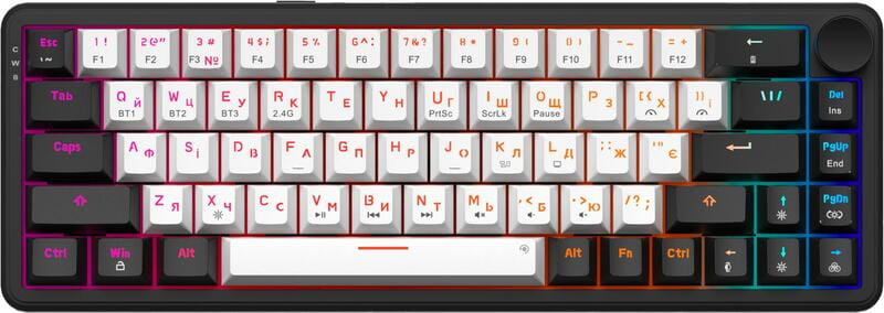 Клавиатура беспроводная GamePro Asgard Valhalla MK210B Pro Black