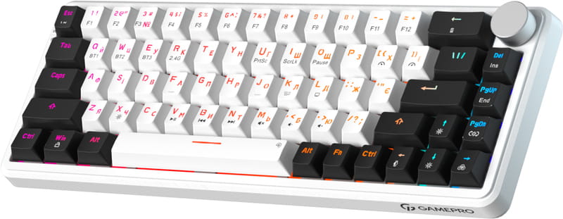 Клавиатура беспроводная GamePro Asgard Valhalla MK210W Pro White