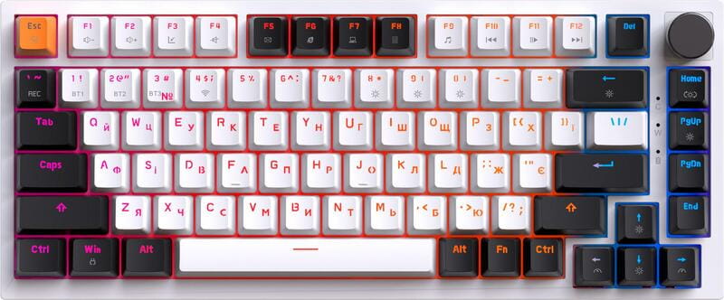 Клавиатура беспроводная GamePro Asgard Valhalla MK160W Pro White