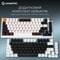 Фото - Клавиатура беспроводная GamePro Asgard Valhalla MK160W Pro White | click.ua