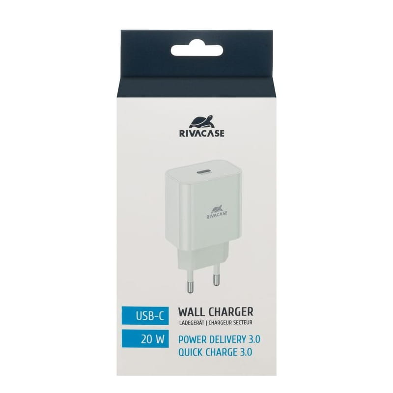Зарядное устройство Rivacase PS4101 W00 (USB-Cх3A) 20W White