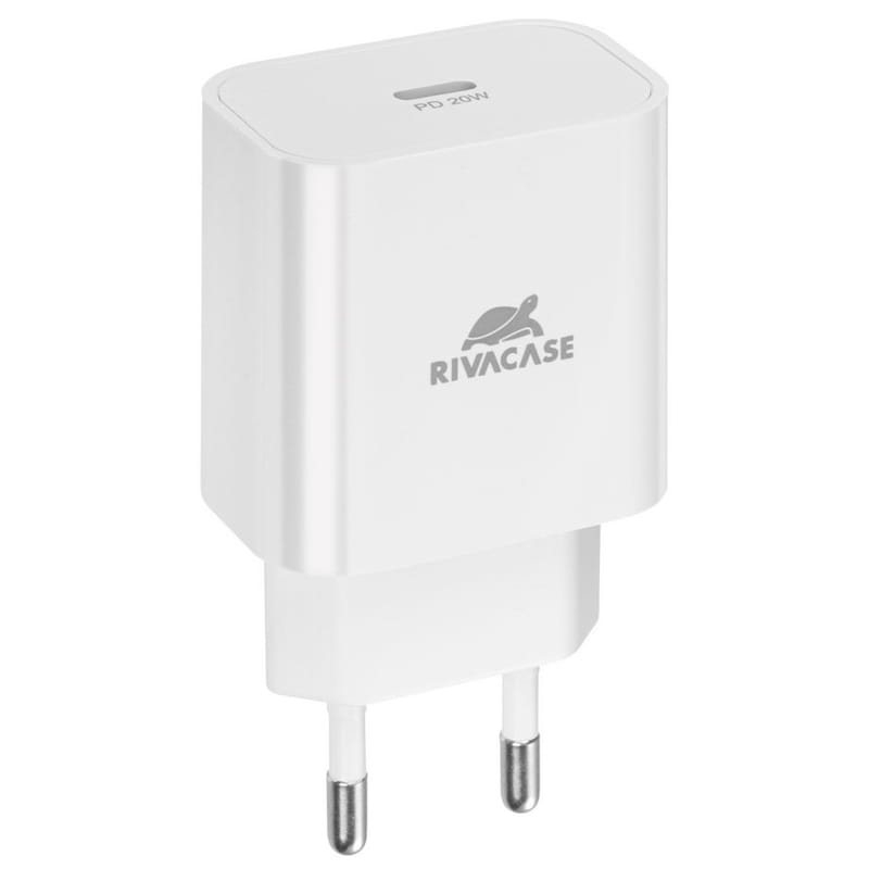 Зарядное устройство Rivacase PS4101 WD4 (USB-Cх3A) 20W White + кабель USB Type-C