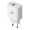 Фото - Зарядное устройство Rivacase PS4102 WD4 (USBх3A, USB-Cх3A) 20W White + кабель USB Type-C | click.ua