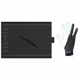 Графічний планшет Huion New 1060Plus + рукавичка