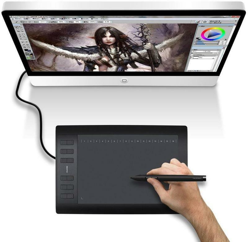 Графический планшет Huion New 1060Plus + перчатка