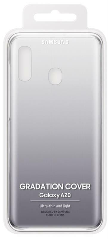 Чехол-накладка Samsung Gradation Cover для Samsung Galaxy A20 SM-A205 / A30 SM-A305 Black (EF-AA205CBEGRU / EF-AA305CBEGRU)