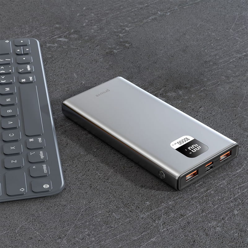 Универсальная мобильная батарея Proove Guardian 22.5W 10000mAh Gray (PBG122210004)