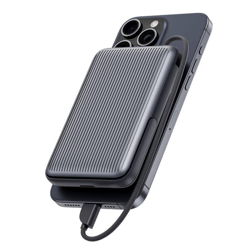 Універсальна мобільна батарея Proove Moon Rock 2 in 1 22.5W 10000mAh Gray (PBR122012105)