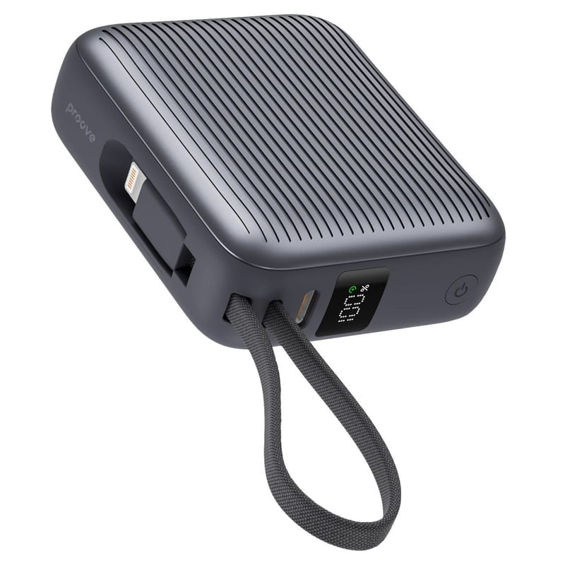 Универсальная мобильная батарея Proove Moon Rock 22.5W 10000mAh Gray (PBM122012105)