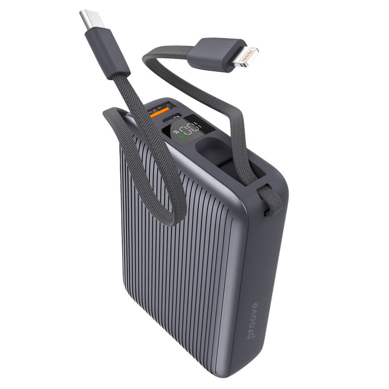 Універсальна мобільна батарея Proove Moon Rock 22.5W 20000mAh Gray (PBM222012105)