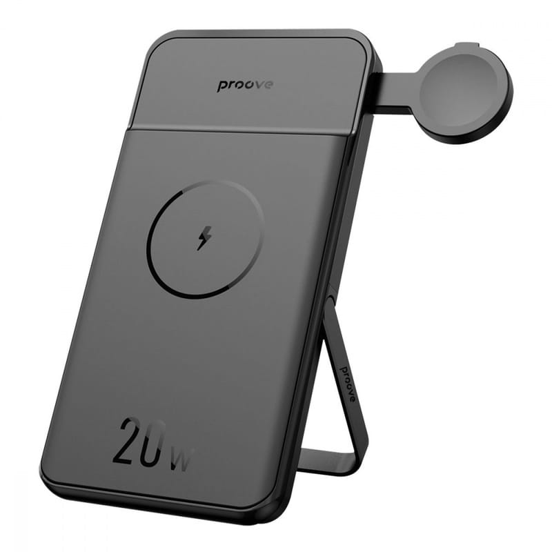 Универсальная мобильная батарея Proove Power Stand 2 in 1 20W 10000mAh Black (PBPS20030001)