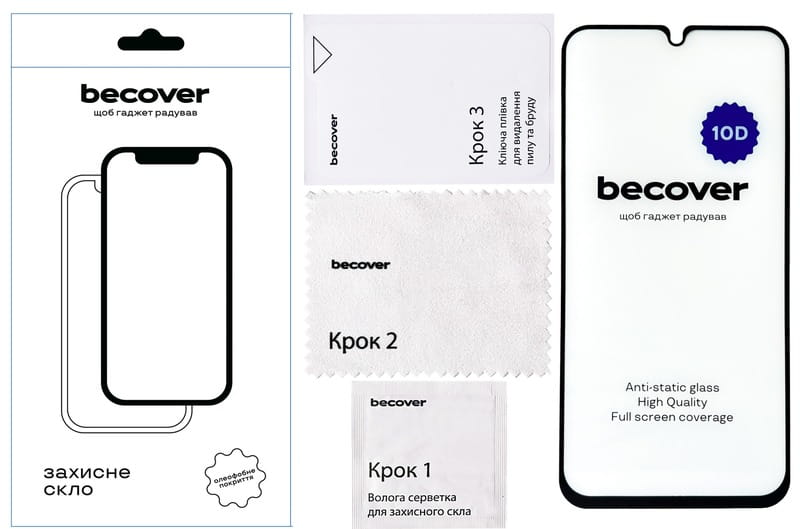 Защитное стекло BeCover для Samsung Galaxy M34 5G SM-M346 10D Black (711358)