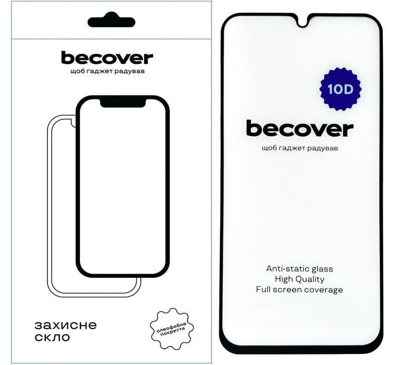Защитное стекло BeCover для Samsung Galaxy M34 5G SM-M346 10D Black (711358)
