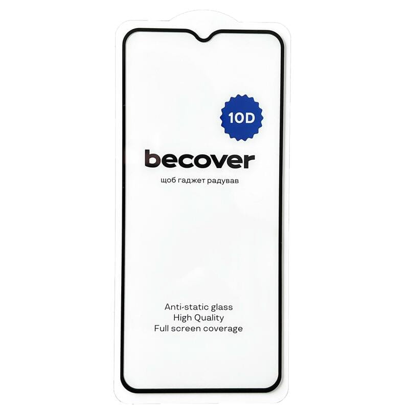 Захисне скло BeCover для Xiaomi Redmi 9A/Redmi 9C/Redmi 10A/Poco C31 10D Black (711368)