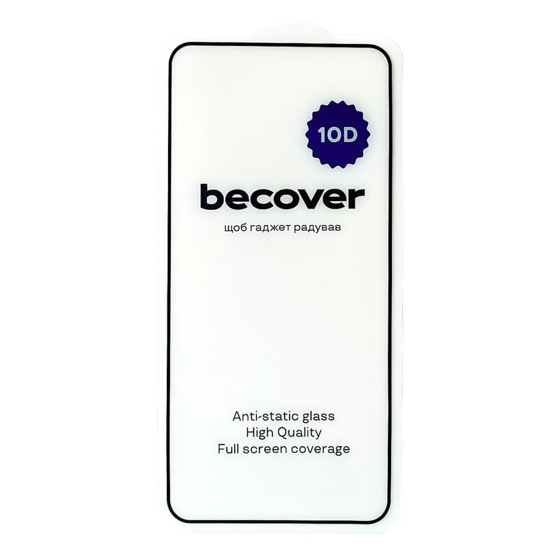 Защитное стекло BeCover для Xiaomi Redmi Note 12 4G 10D Black (711373)