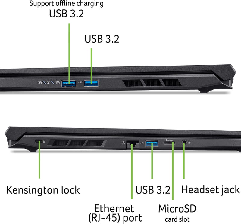 Ноутбук Acer Nitro V 16 ANV16-42 (NH.U1GEU.003) Black