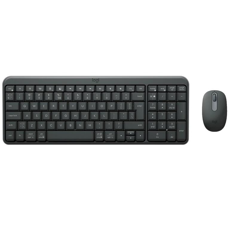 Комплект (клавіатура, миша) бездротовий Logitech MK250 Graphite (920-013823)