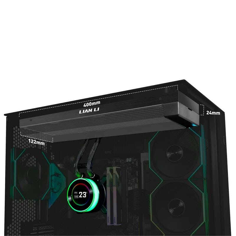Система водяного охлаждения Lian Li HydroShift II LCD-C 360 Fanless Black (G89.GHS2LCD36B.00)