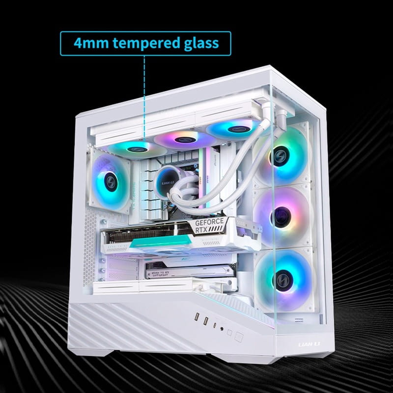 Корпус Lian Li Vector V100 ARGB White (G99.V100RW.00) без БП