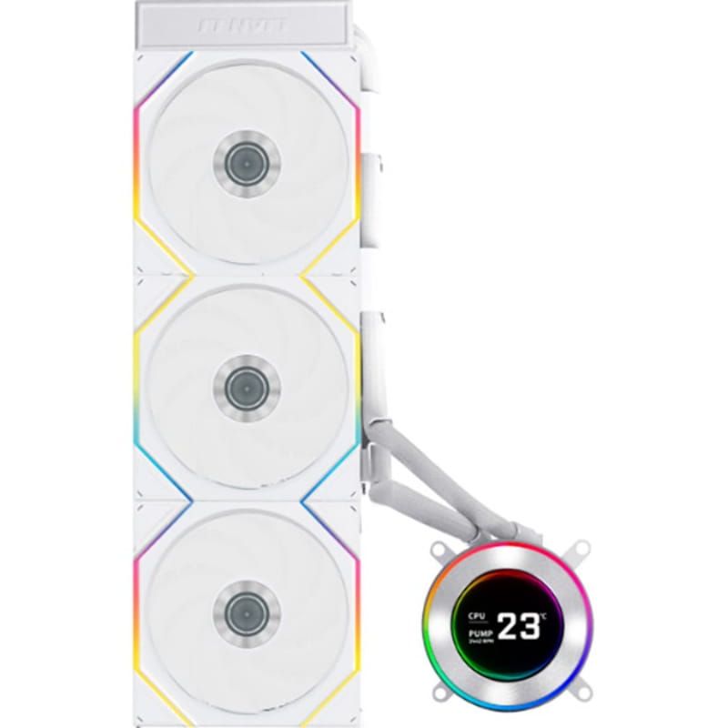 Система водяного охолодження Lian Li HydroShift II LCD-C 360TL White (G89.GHS2LCD36TW.00)