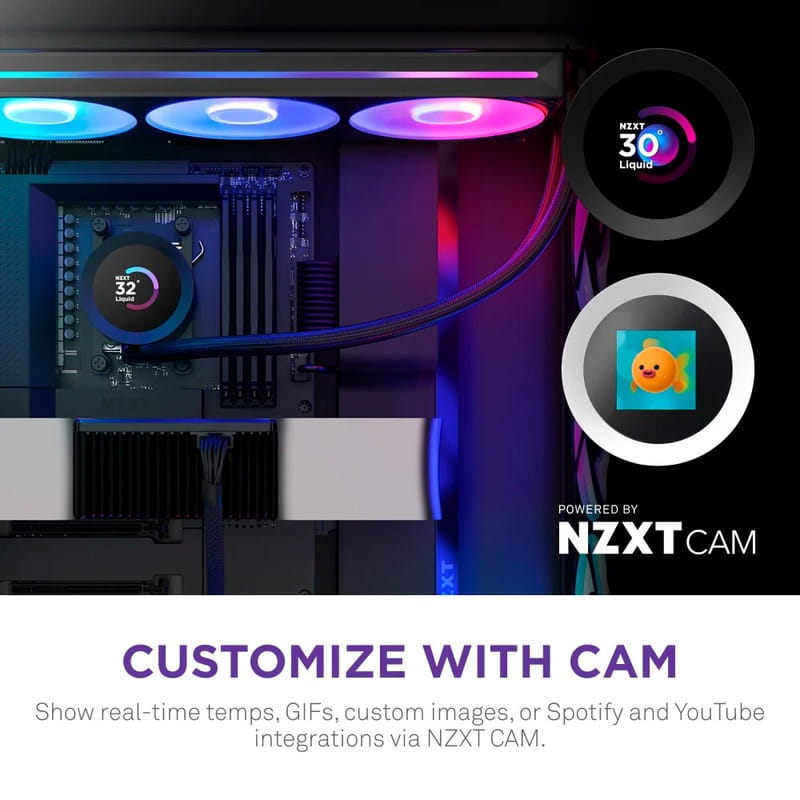 Система водяного охолодження NZXT Kraken Plus 360 RGB V2 Black (RL-KR360-B2)
