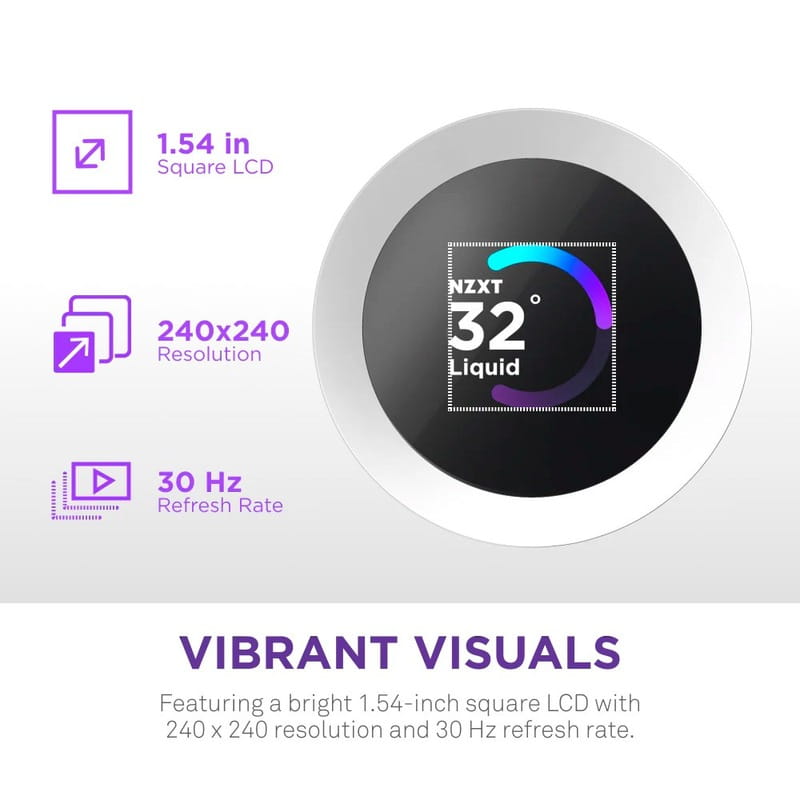 Система водяного охолодження NZXT Kraken Plus 360 RGB V2 White (RL-KR360-W2)