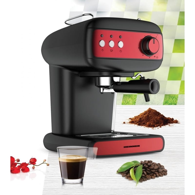 Кофеварка Heinner HEM-1100BKRD