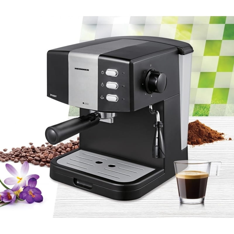 Кофеварка Heinner HEM-850BKSL