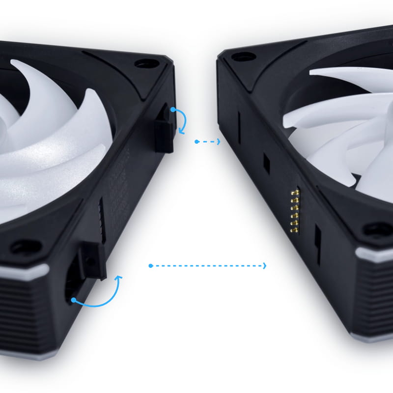 Вентилятор Lian Li Uni Fan CL Wireless 120-3 Black (G99.12CL1W3B.00)