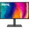 Фото - Монiтор BenQ 225" PD2506Q (9H.LLDLB.QBE) IPS Dark Gray | click.ua