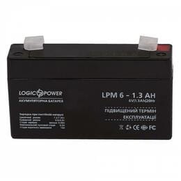 Аккумуляторная батарея LogicPower LPM 6V 1.3AH (LPM 6 - 1.3 AH) AGM
