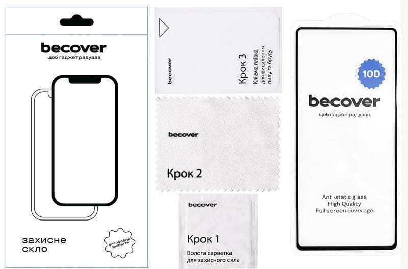 Защитное стекло BeCover для Google Pixel 7 10D Black (711489)