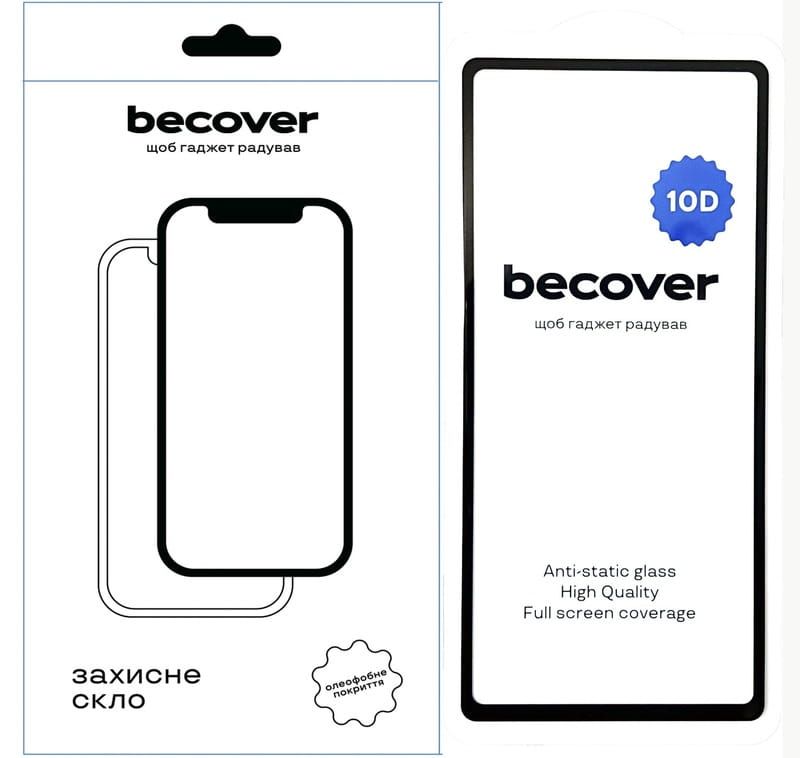 Защитное стекло BeCover для Google Pixel 7a 10D Black (711490)