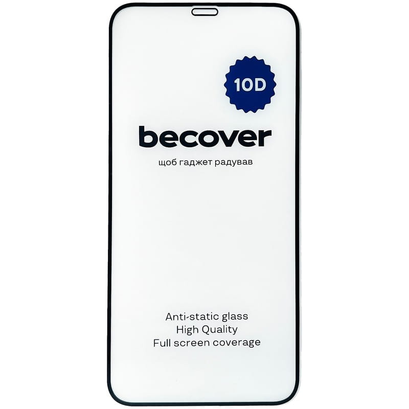 Защитное стекло BeCover для Apple iPhone 12 Pro 10D Black (711512)