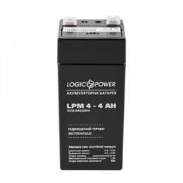 Купити Акумуляторна батарея LogicPower LPM 4V 4AH (LPM 4 - 4 AH) AGM Акумуляторна батарея LogicPower LPM 4V 4AH (LPM 4 - 4 AH) AGM